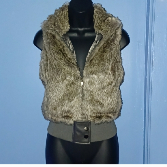 Ashley Fur Vest - Picture 1 of 4